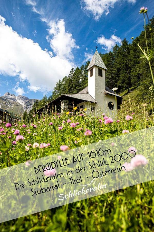Berghotel Schlickeralm 1.616 M Fulpmes Bagian luar foto